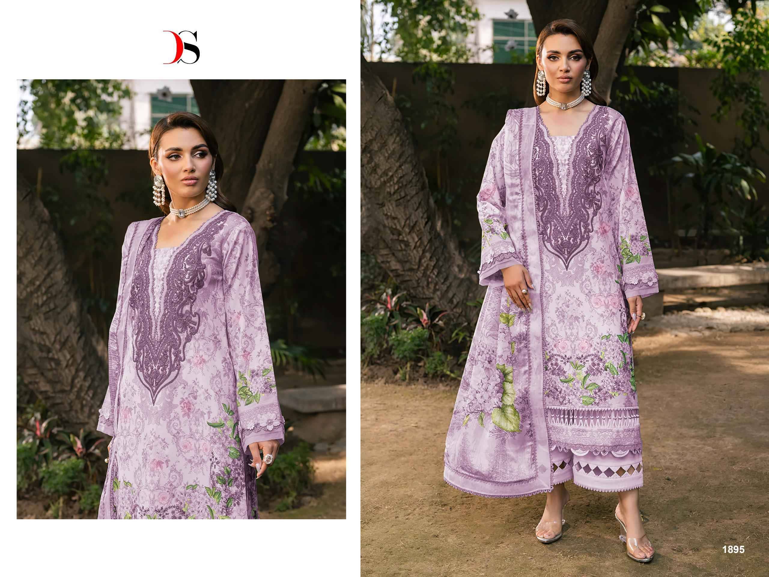 Jade Elara By  DEEPSY SUITS 1891 to 1896 SERIES Pakistani Stylish Beautiful Colourful Printed & Embroidered Party Wear & Occasional Wear Pure cotton Dresses At Wholesale Price